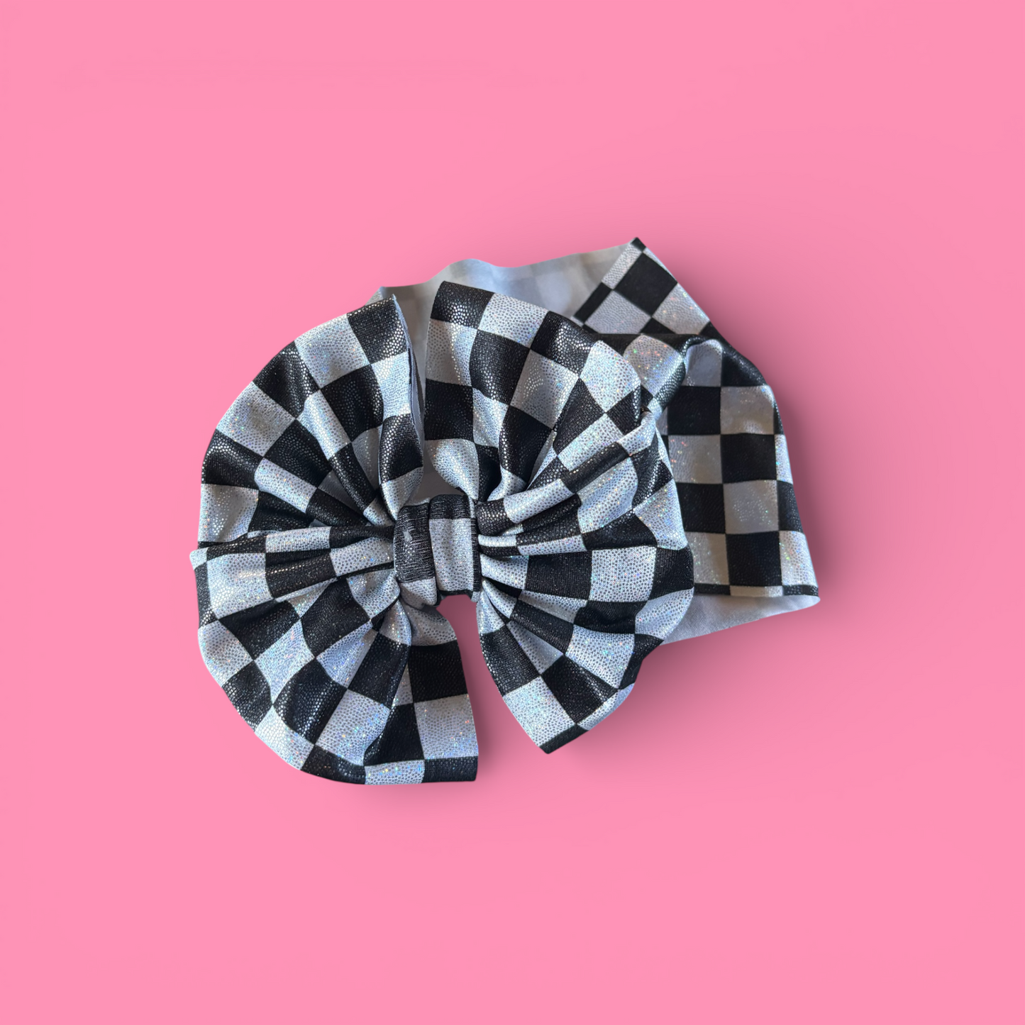Messy Check Head Wrap