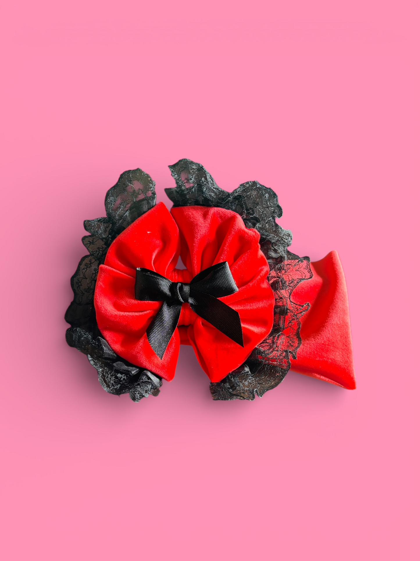 Scarlet Lace Head Wrap