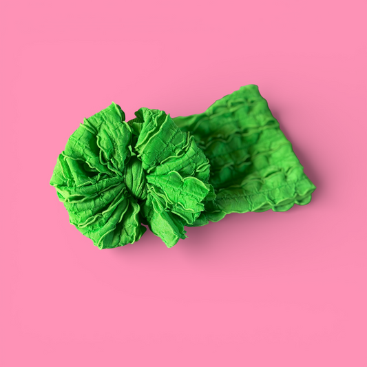 Lucky Ruffle Head Wrap