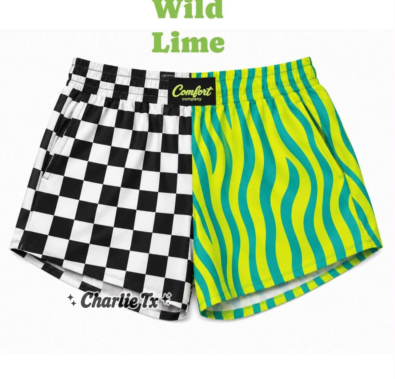 Wild Lime Shorts (kids)