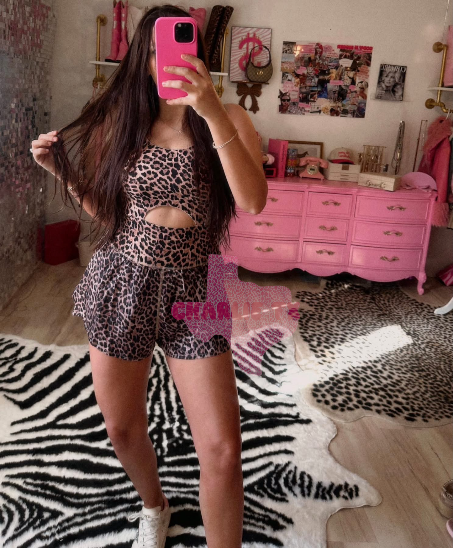 Runsie Romper Leopard